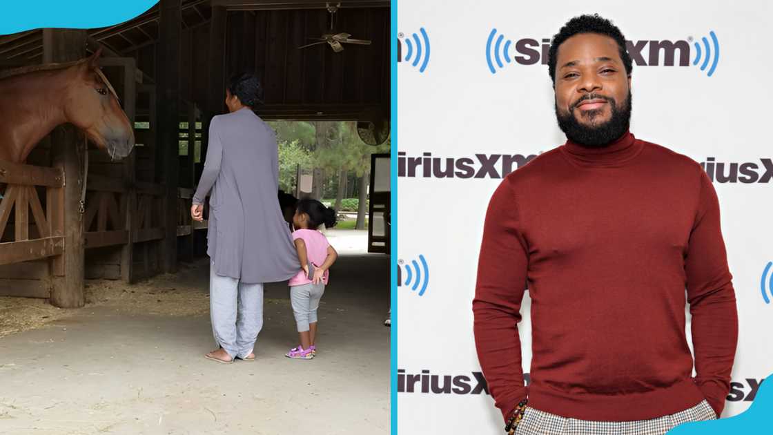 Malcolm-Jamal Warner's wife and daughter Malcolm-Jamal Warner's wife and daughter