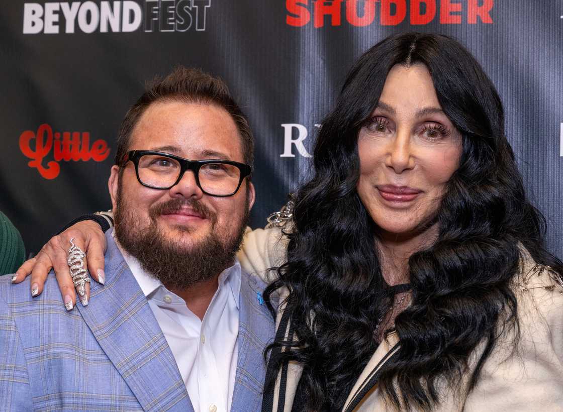 Actor Chaz Bono (L) and executive producer Cher (R) attend the Beyond Fest Los Angeles Premiere of "Little Bites" Actor Chaz Bono (L) and executive producer Cher (R) attend the Beyond Fest Los Angeles Premiere of "Little Bites"