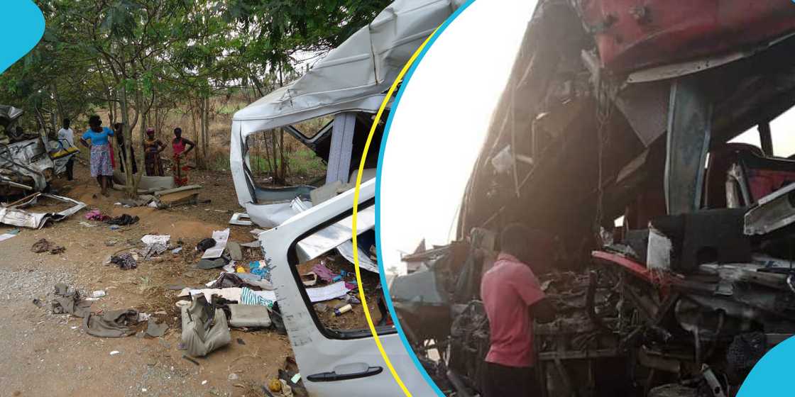 Road crash on Kasoa highway Road crash on Kasoa highway