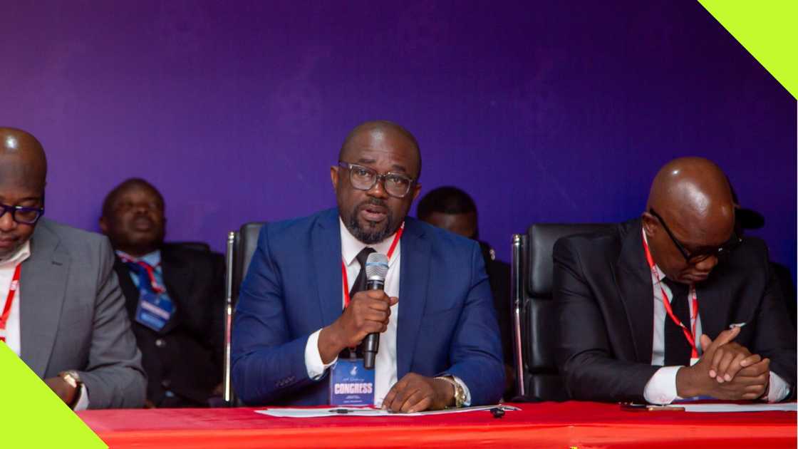 Kurt Okraku at Congress. Kurt Okraku at Congress.