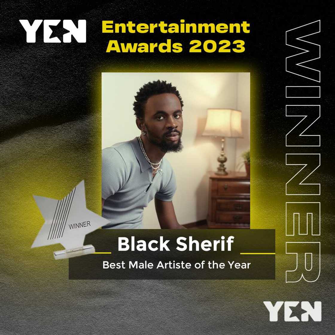 Black Sherif wins YEN Awards Black Sherif wins YEN Awards