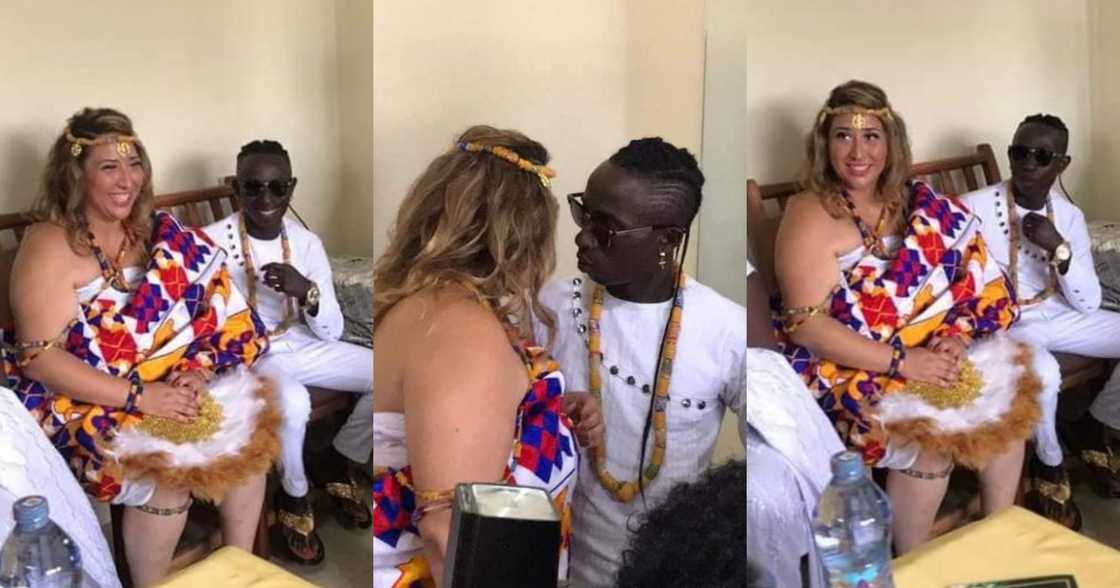 Spininin: Patapaa discloses weird name for his unborn child with German wife Spininin: Patapaa discloses weird name for his unborn child with German wife