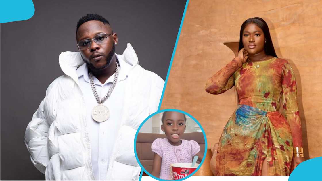 Ghanaian rapper Medikal, Island Frimpong, Fella Makafui, Ghanaian celebrities, Celebrity couples, Space Frimpong, Celebrity Divorces, Universal Studios, vacations in Bali, Fella Makafui's daughter