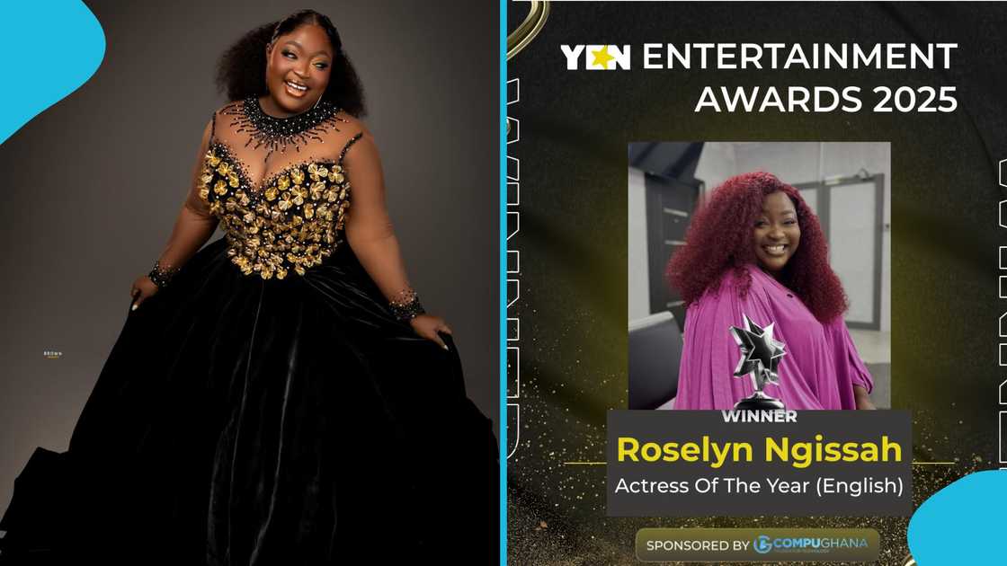 Roselyn Ngissah, Actress of the Year, YEN Entertainment Awards, YEA 2025, YEN awards, English actress of the year Roselyn Ngissah, Actress of the Year, YEN Entertainment Awards, YEA 2025, YEN awards, English actress of the year