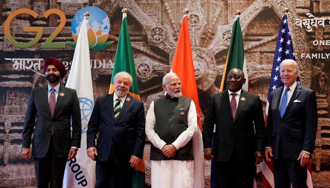 Prime Minister Narendra Modi (C) has painted the G20 summit in New Delhi as India's diplomatic coming of age Prime Minister Narendra Modi (C) has painted the G20 summit in New Delhi as India's diplomatic coming of age