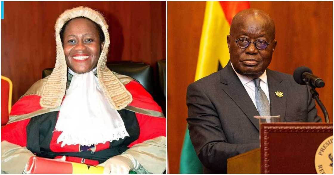 Akufo-Addo has nominated Justice Torkornoo as the next CJ of Ghana. Akufo-Addo has nominated Justice Torkornoo as the next CJ of Ghana.