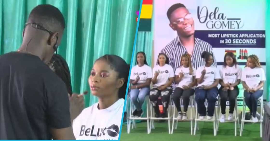 Photos of Dela Gomey and his models. Photos of Dela Gomey and his models.