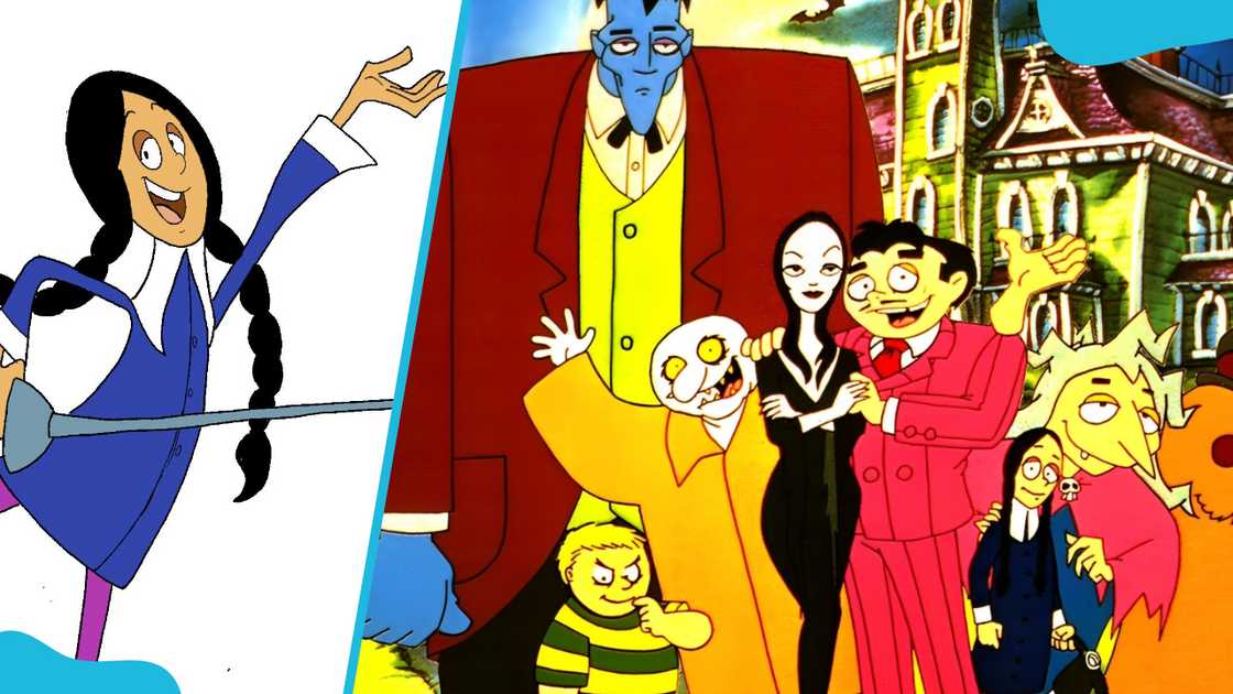 Wednesday Addams (L), The Addams Family (R) Wednesday Addams (L), The Addams Family (R)