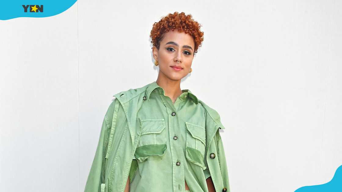 Nathalie Emmanuel at the Stella McCartney show during Paris Fashion Week Womenswear Spring/Summer 2024. Nathalie Emmanuel at the Stella McCartney show during Paris Fashion Week Womenswear Spring/Summer 2024.
