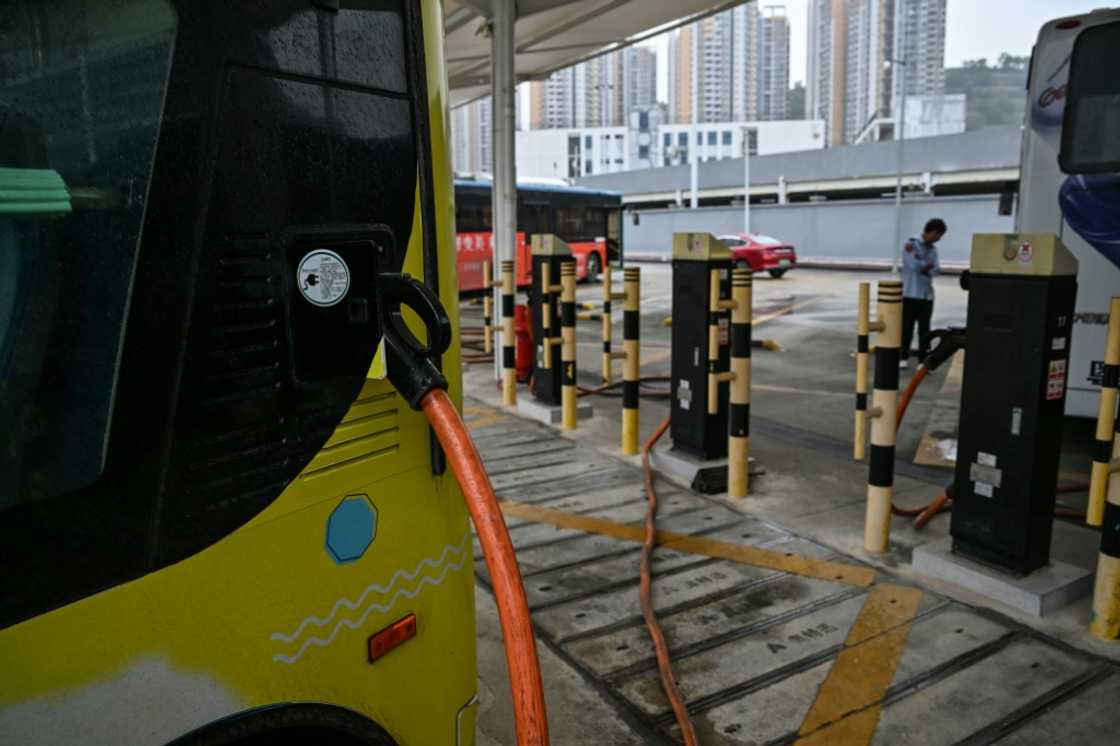 Chinese city Shenzhen ditched diesel buses and went fully electric in 2017 -- a world first -- with its taxi fleet not far behind Chinese city Shenzhen ditched diesel buses and went fully electric in 2017 -- a world first -- with its taxi fleet not far behind