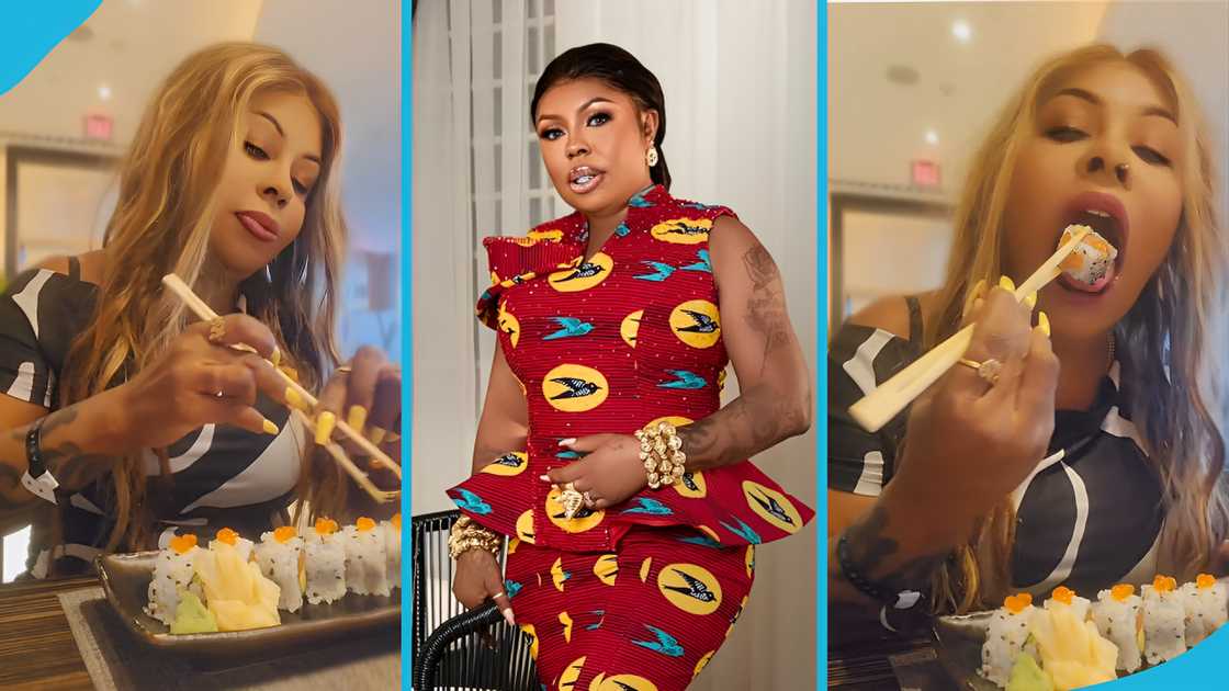 Afia Schwarzenegger, Sushi, How to eat with chopsticks, Job, Children, Husband Afia Schwarzenegger, Sushi, How to eat with chopsticks, Job, Children, Husband