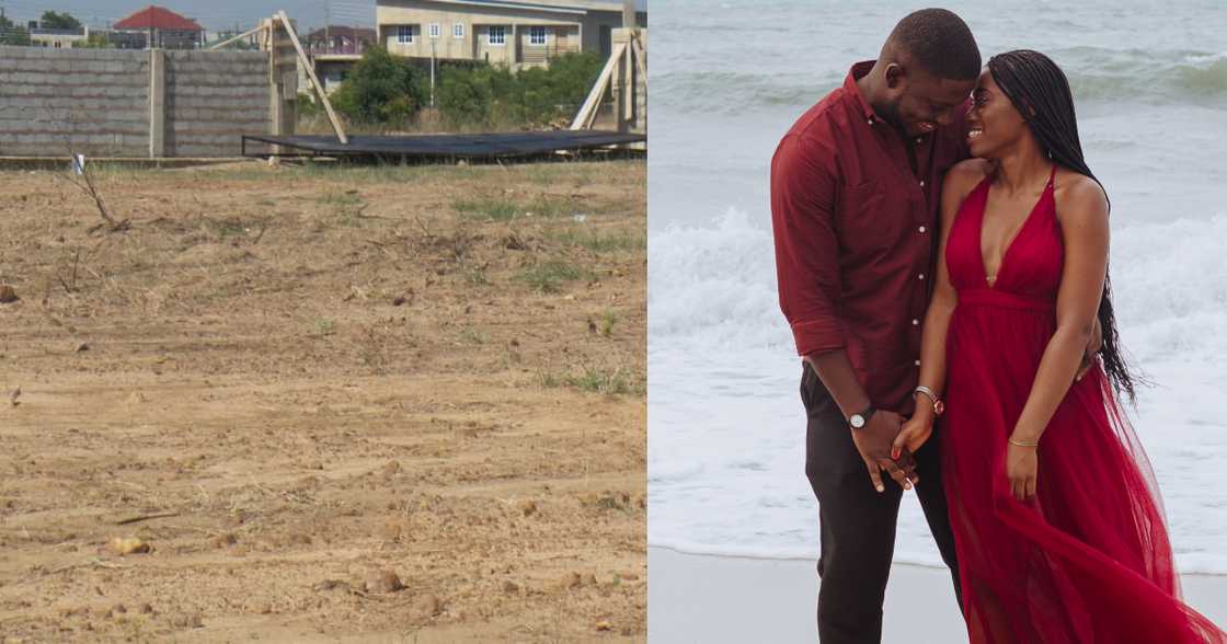 Ghanaian lady buys land as valentine's day gift for man Ghanaian lady buys land as valentine's day gift for man