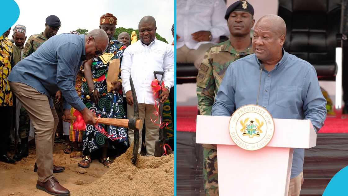 President John Mahama has broken ground for a 24-Hour Economy Model Market in Juapong President John Mahama has broken ground for a 24-Hour Economy Model Market in Juapong