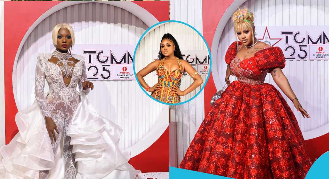 Efya, Adina and Aba Dope at the 2024 TGMAs