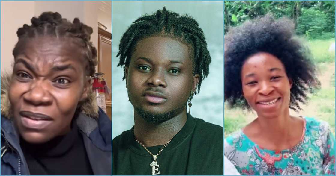Photo of Naana Donkor Arthur, Kuami Eugene and Mary Photo of Naana Donkor Arthur, Kuami Eugene and Mary