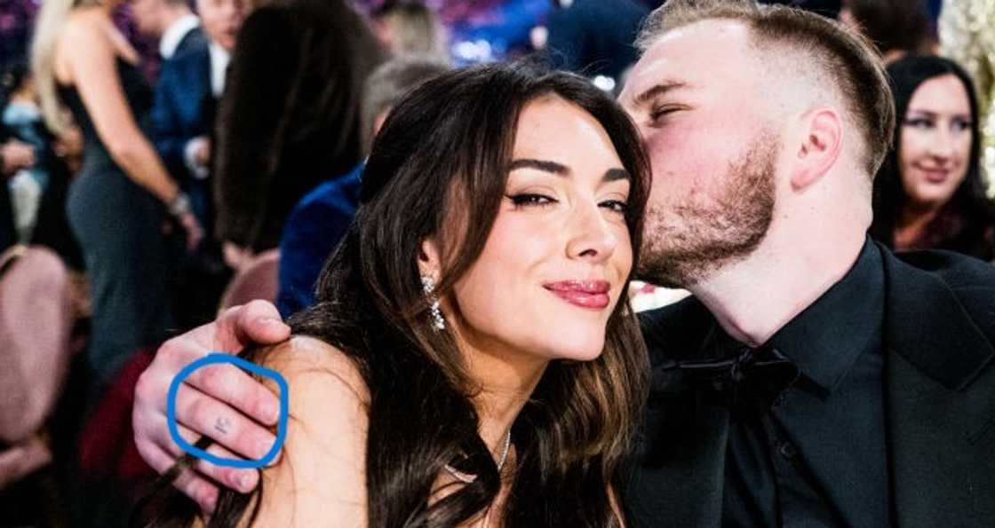 Brianna LaPaglia and Zach Bryan attend the 66th GRAMMY Awards in Los Angeles, California Brianna LaPaglia and Zach Bryan attend the 66th GRAMMY Awards in Los Angeles, California