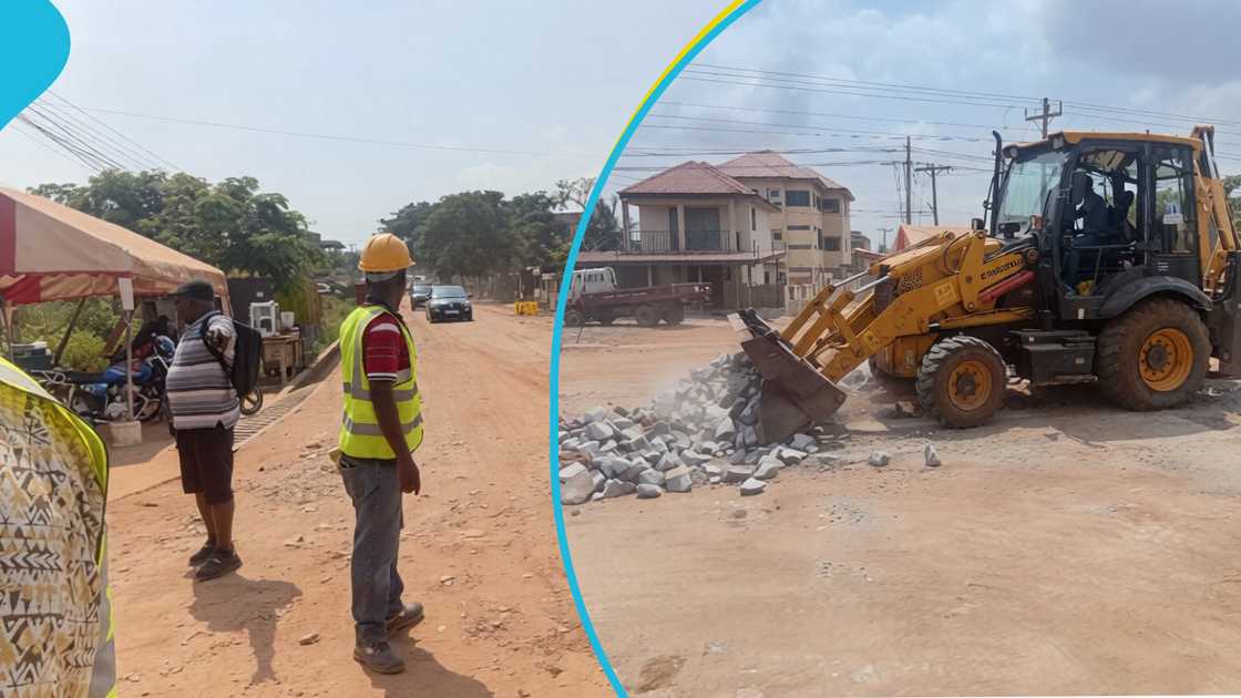Relief Coming For Users of the 8.6km Pantang–Abokobi Road as Contractor Begins Upgrade Works Relief Coming For Users of the 8.6km Pantang–Abokobi Road as Contractor Begins Upgrade Works