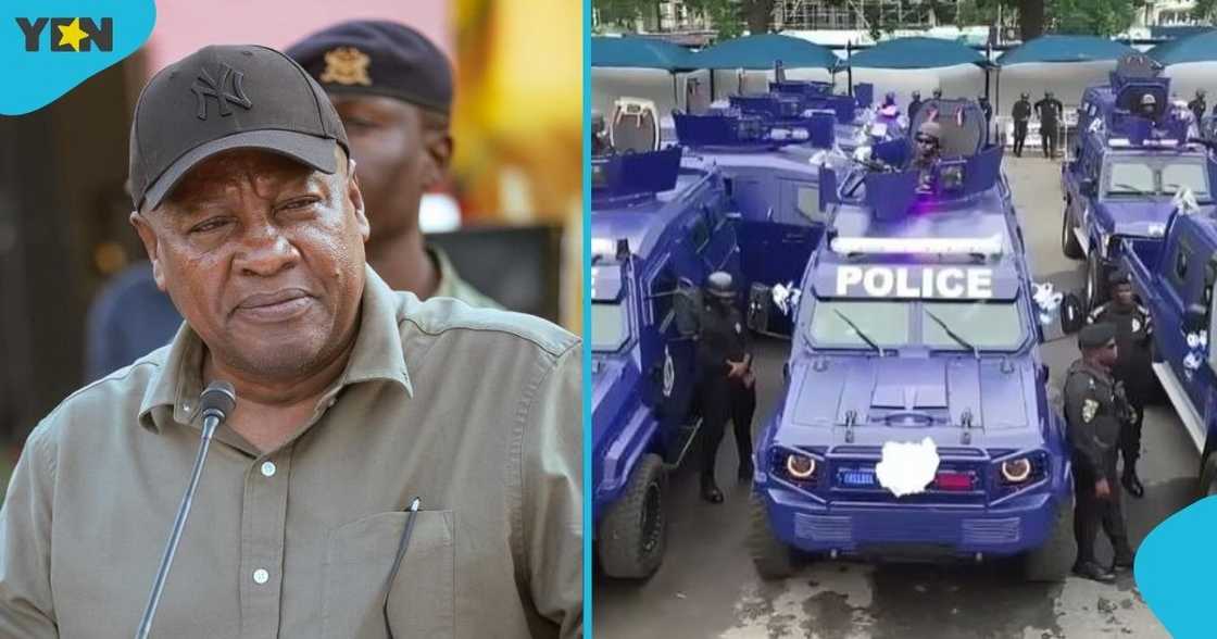 President John Mahama, armoured cars, Ghana Police Service, combat crime, enhance security President John Mahama, armoured cars, Ghana Police Service, combat crime, enhance security