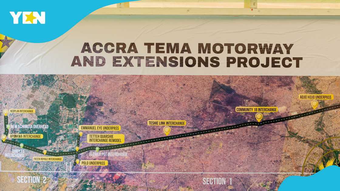 The Ghana Highway Authority, Tema Motorway extension, Tetteh Quarshie, Road Traffic