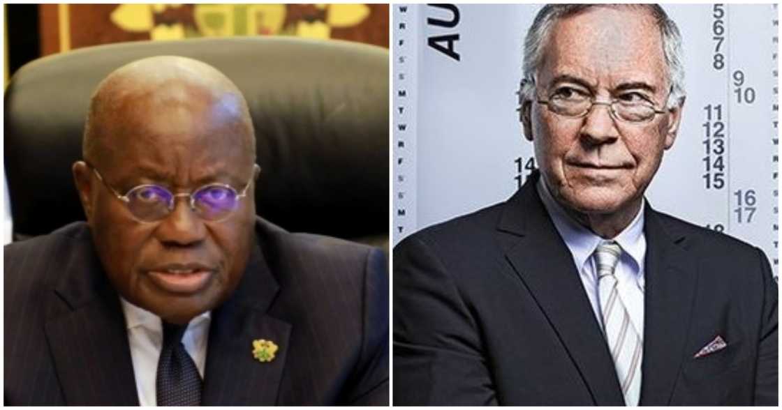 Prof Hanke and Akufo-Addo