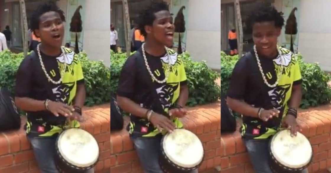 Man captivates with amazing talent Man captivates with amazing talent