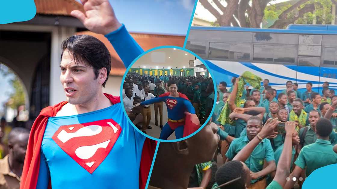 Tall Clark, Superman, Leonardo Muylaert, Prempeh College, Kumasi, Ashanti region.