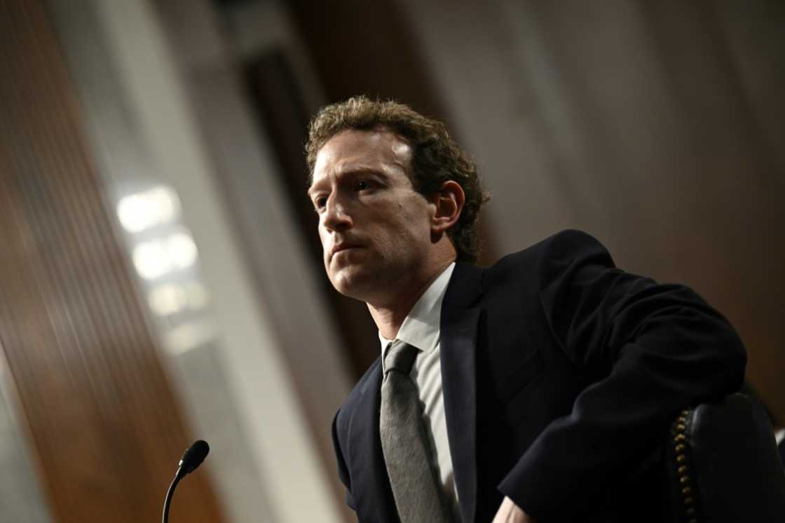 Meta boss Mark Zuckerberg at a hearing before the US Congress, in January 2024 in Washington Meta boss Mark Zuckerberg at a hearing before the US Congress, in January 2024 in Washington