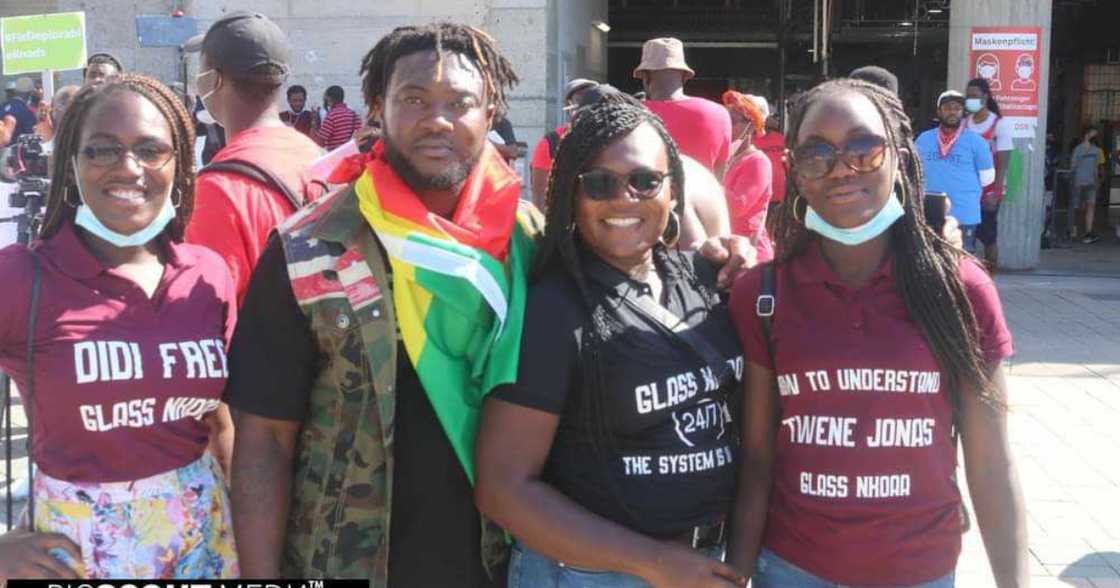 Photos of #FixTheCountry demonstrators who ambushed Akufo-Addo in Germany Photos of #FixTheCountry demonstrators who ambushed Akufo-Addo in Germany