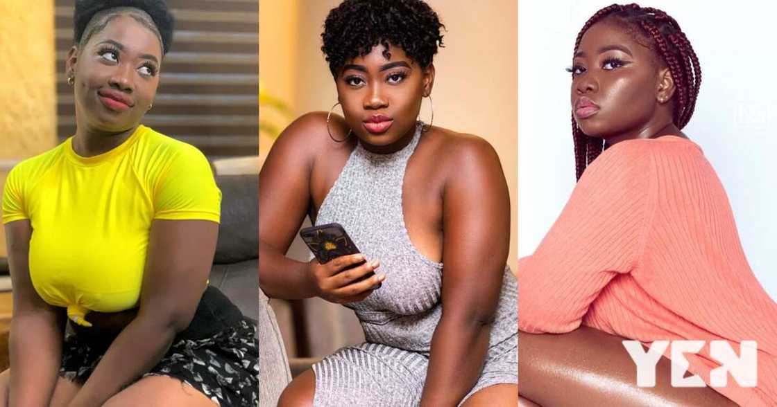 Shugatiti wears only bra and pants to Tracey Boakye's Baby Mama premiere in Takoradi (video)