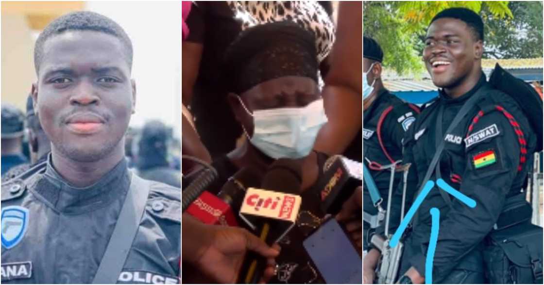 Emmanuel Osei: Poor mother of policeman who was killed in bullion van robbery speaks