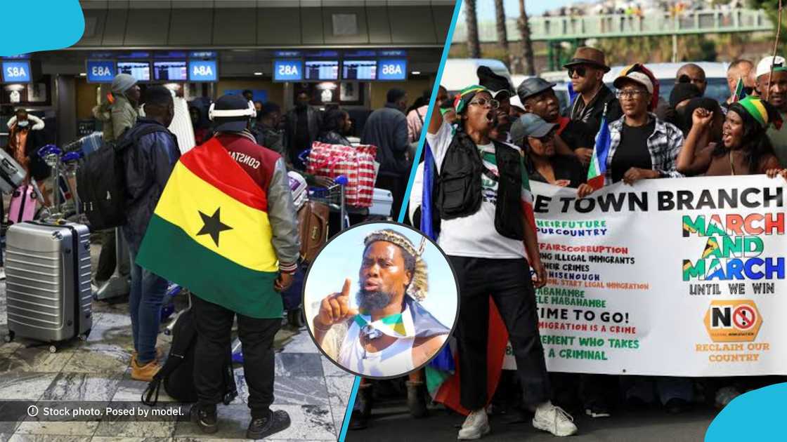 South Africa illegal immigrants, deportation of undocumented migrants, repatriation, immigration policy, 2026 illegal immigrant statistics, KNUST travel ban, anti-illegal immigration protest, border control