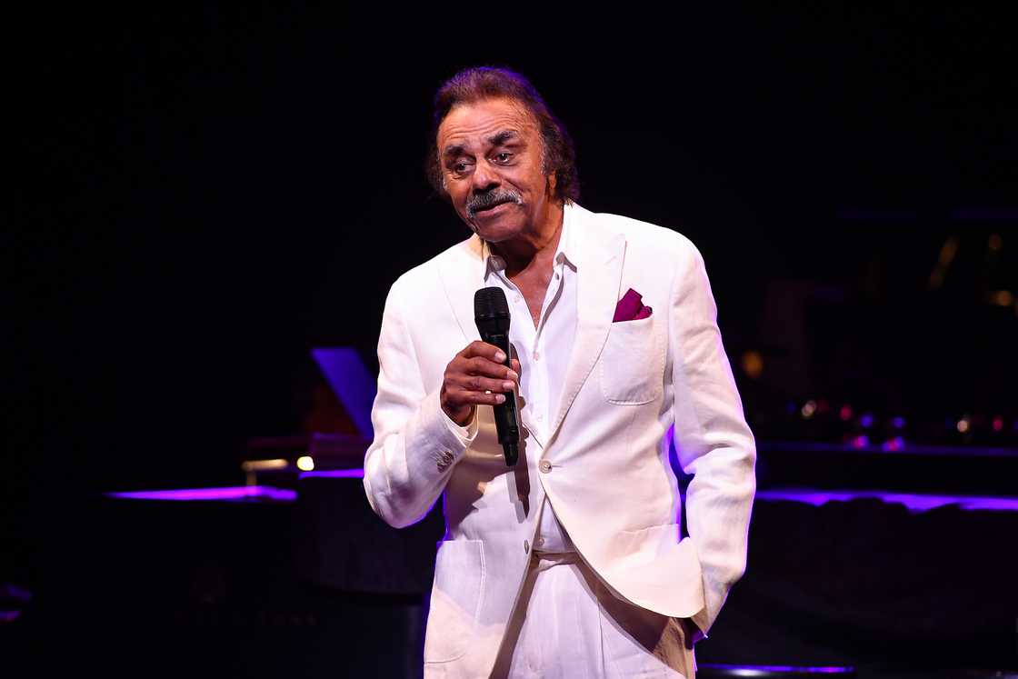 Johnny Mathis is at Cobb Energy Performing Arts Centre in Atlanta Johnny Mathis is at Cobb Energy Performing Arts Centre in Atlanta