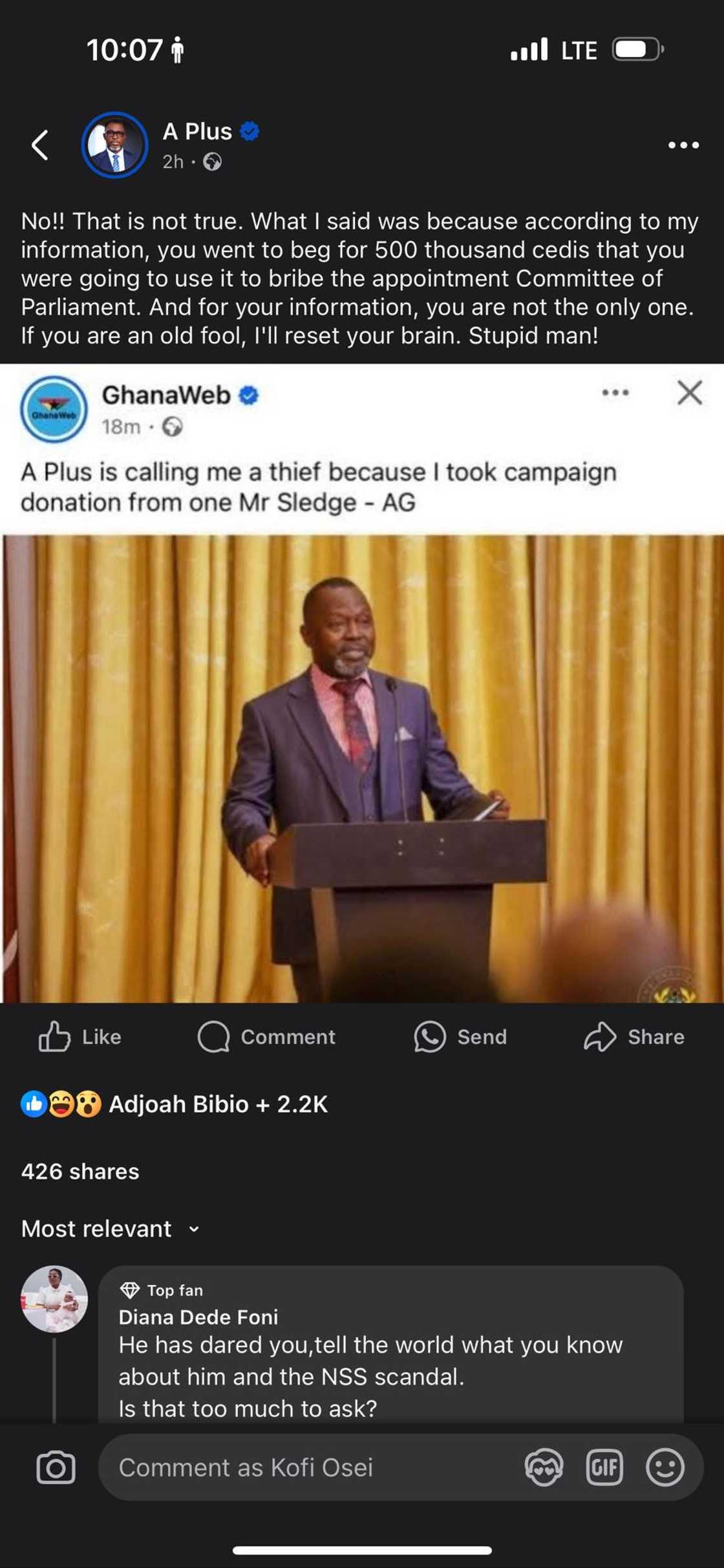 A Plus, Dominic Ayine A Plus, Dominic Ayine