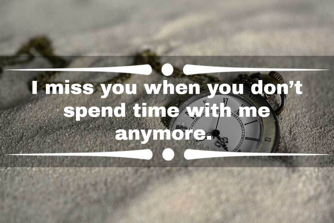 if you can't make time for me quotes