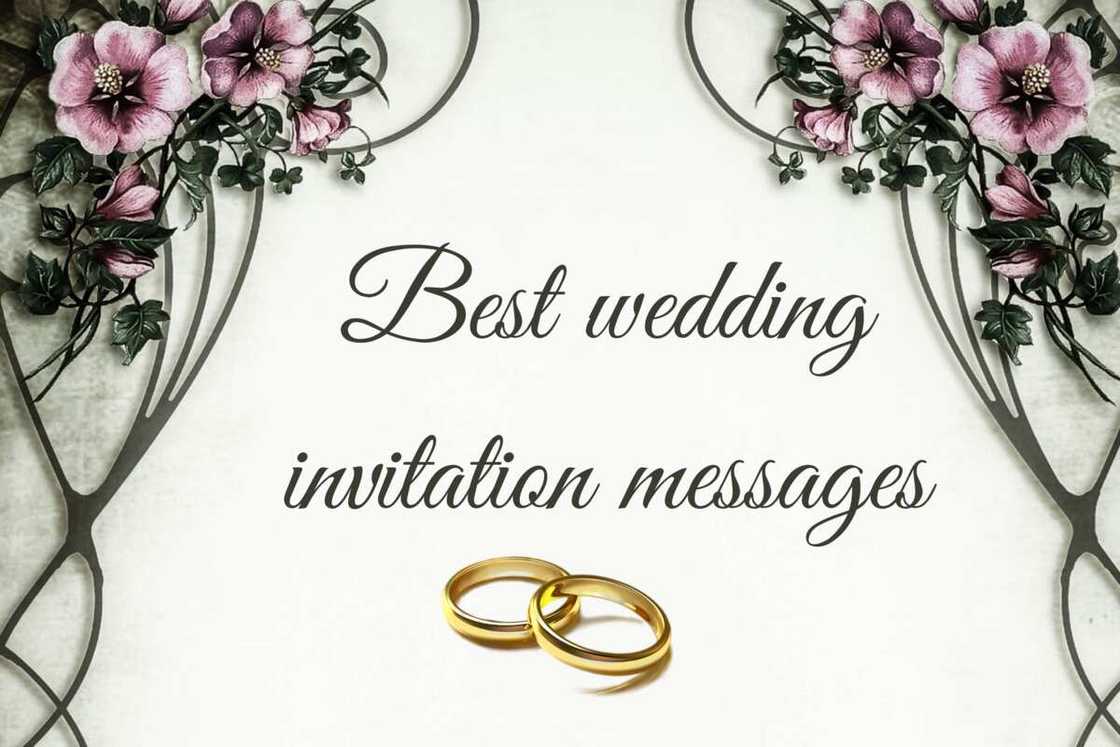 wedding invitation messages