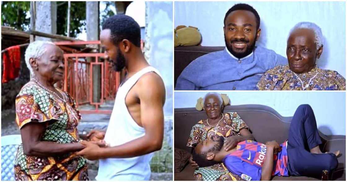 Muyiwa, Thereza, 25 -year-old man, 85-year-old woman