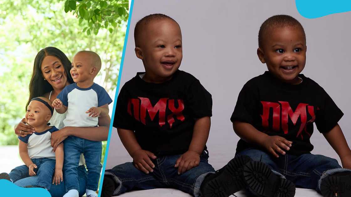 DMX's twin boys Aidyn and K'ydn Simmons. DMX's twin boys Aidyn and K'ydn Simmons.