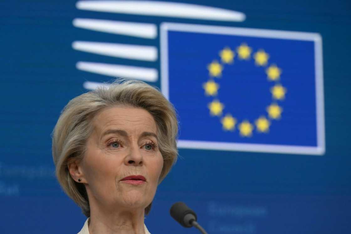 Donald Trump said he would delay implentation of the EU tariffs after a 'very nice call' with the bloc's head, Ursula von der Leyen