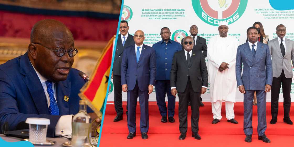 Nana Akufo-Addo with other West African leaders Nana Akufo-Addo with other West African leaders