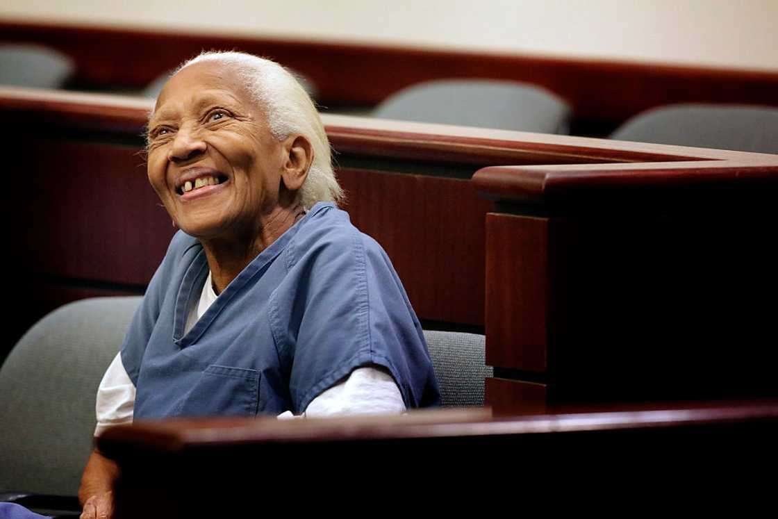 Doris Payne during a trial session Doris Payne during a trial session