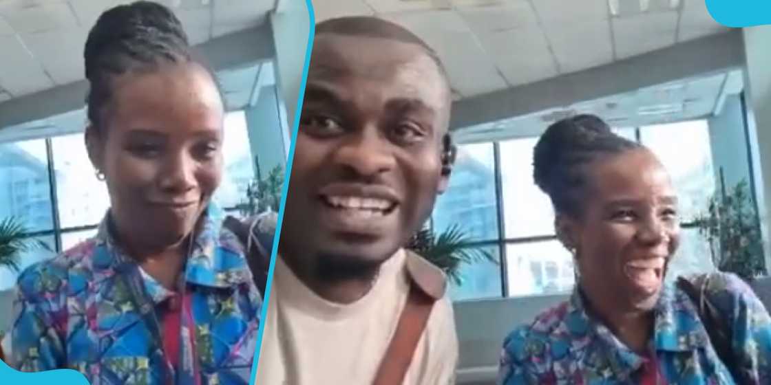 Photo of NSMQ mistress and a young man Photo of NSMQ mistress and a young man