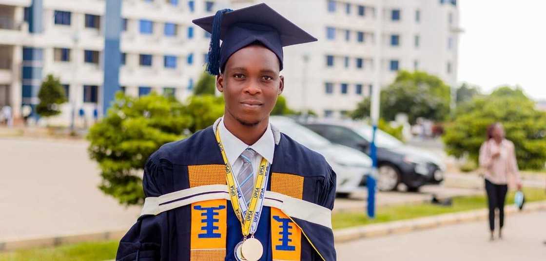 Overall best graduating student of UPSA shares his story Overall best graduating student of UPSA shares his story