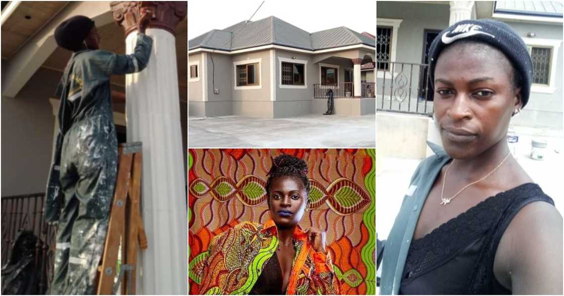 Rachael Mensah: Meet the female JHS leaver boldly making gains as a professional painter Rachael Mensah: Meet the female JHS leaver boldly making gains as a professional painter