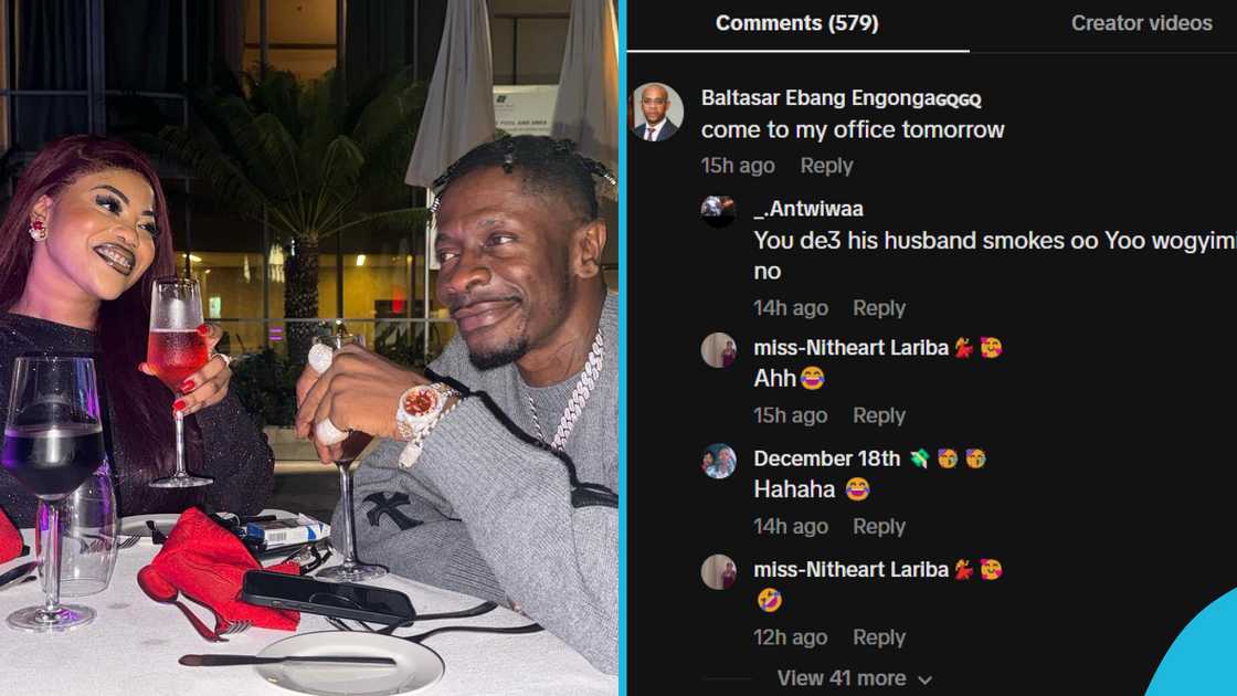 Maali and Shatta Wale, fake Baltasar Engonga TikTok account, Shatta Wale's baby mamas, Maali's pregnancy photos