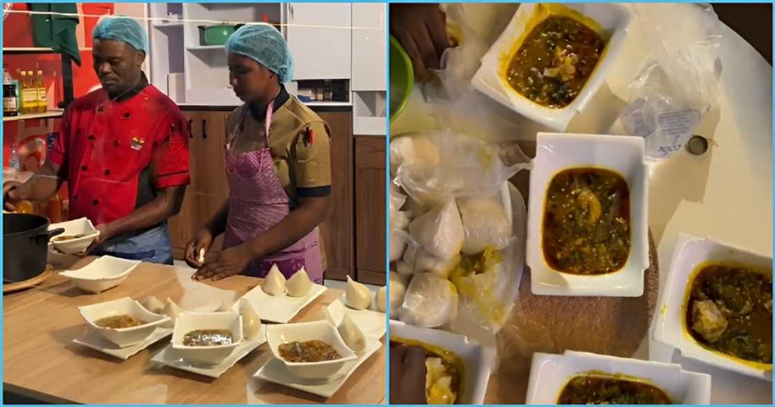 Photo of Ghanaian chef at cook-a-thon