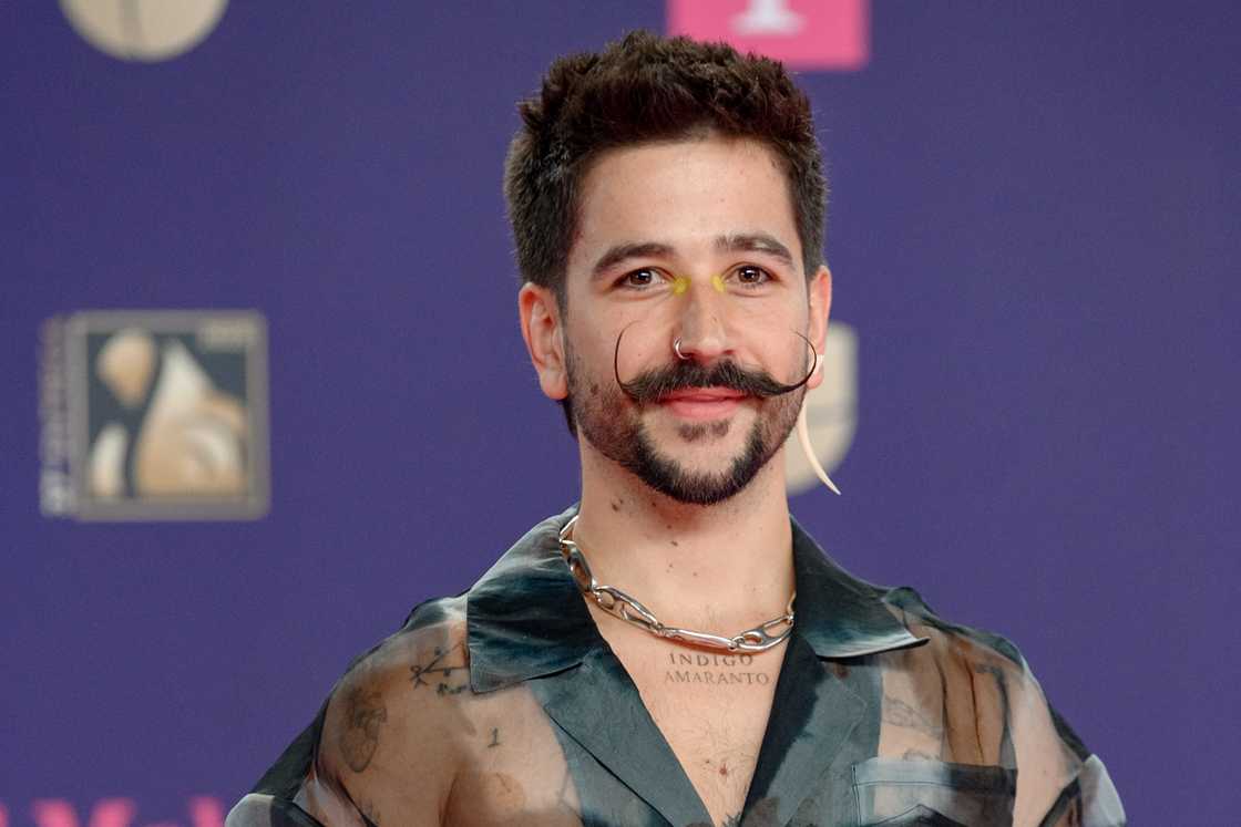 Camilo attends the red carpet during Univision's 37th Premio Lo Nuestro Awards Camilo attends the red carpet during Univision's 37th Premio Lo Nuestro Awards