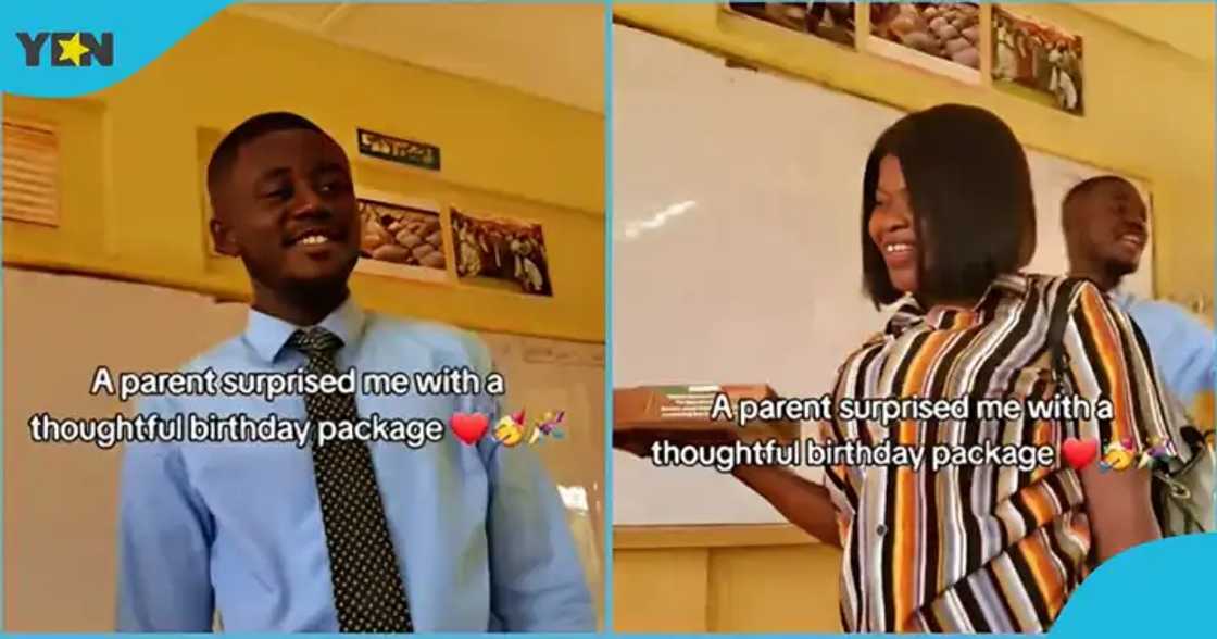 Ghanaian man, former teacher, generous gesture, iPhone 16, basic school. Ghanaian man, former teacher, generous gesture, iPhone 16, basic school.