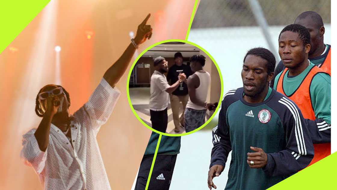 Jay Jay Okocha impressed with Stonebwoy's performance. Jay Jay Okocha impressed with Stonebwoy's performance.