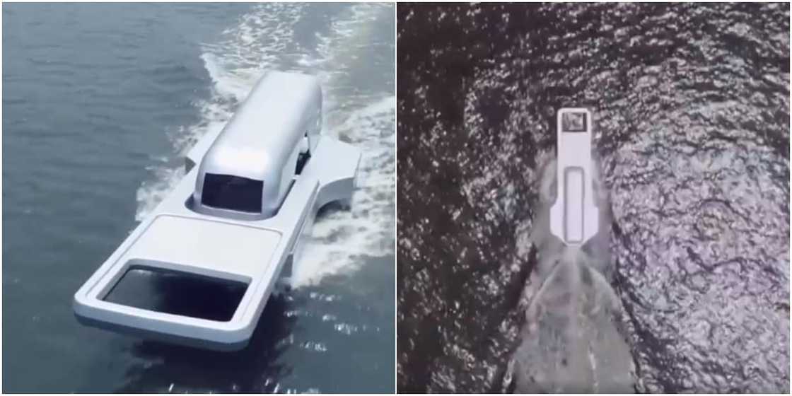 Japanese designer Yasuhiro Suzuki creates giant zipper boat to make it look like he's opening the water Japanese designer Yasuhiro Suzuki creates giant zipper boat to make it look like he's opening the water