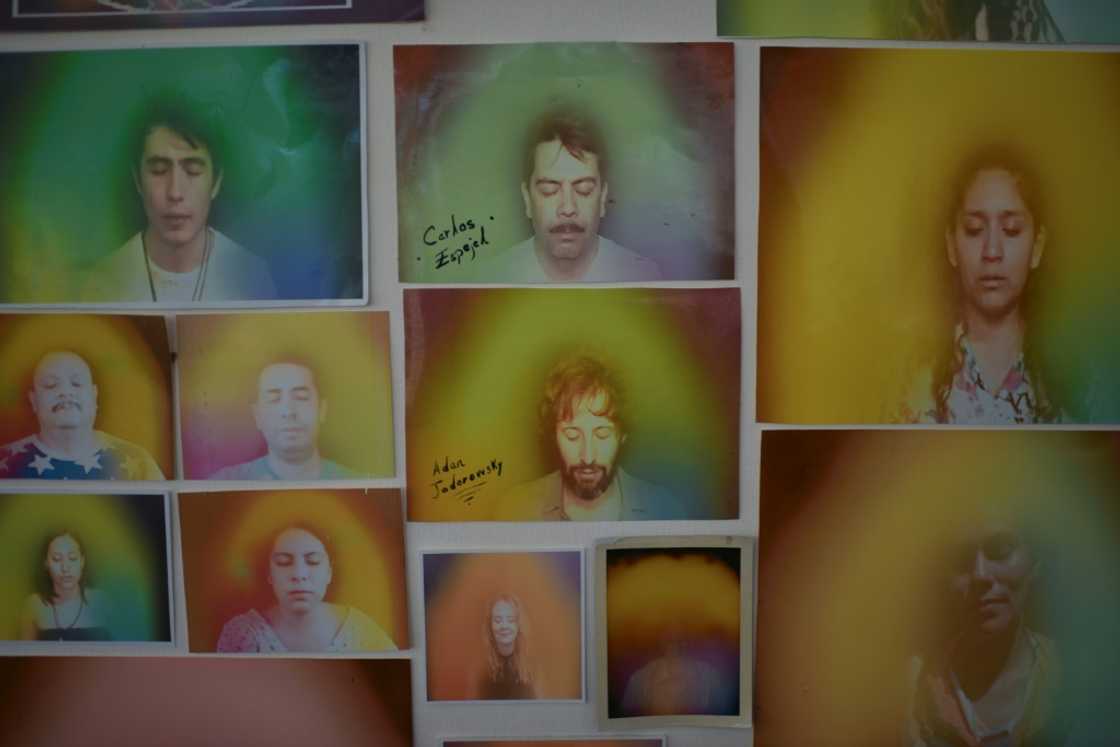 "Aura pictures" are seen at a holistic center in Tepoztlan, Mexico "Aura pictures" are seen at a holistic center in Tepoztlan, Mexico